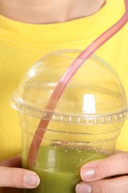 Picture of Domed Plastic Cup with a Lid