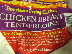 Frozen Packaged Chicken