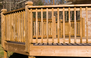 Wood Decking and Rails