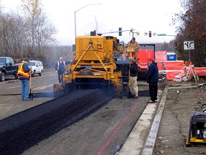 Showing Asphalt Paving