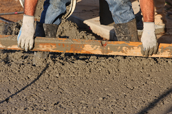 Picture showing Concrete Laying