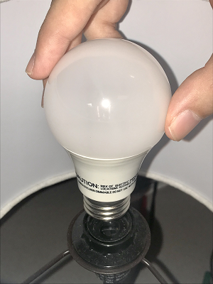 Light bulb used in residential applications