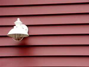 Red Composite Siding