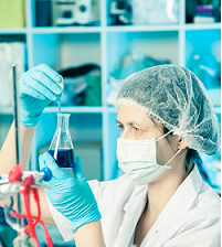 Female Researcher in a Lab