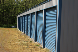 Blue Garage Doors