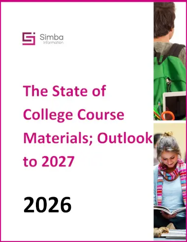 The State of College Course Materials; Outlook to 2027 Report cover