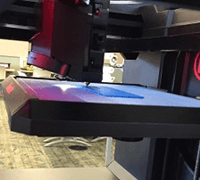3D printers are an increasingly common sight in libraries and schools. 3D printer in use