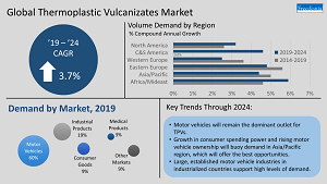 Global Thermoplastic Vulcanizates Infographic on the thermoplastic vulcanizates market