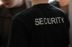 Picture of security guard